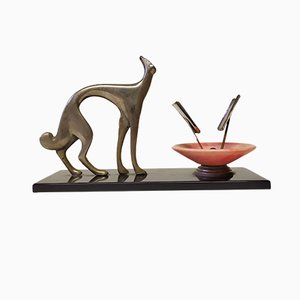 Greyhound Figurine by Karl Hagenauer, 1930s-EI-862359