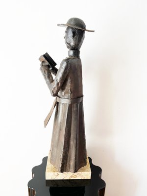 Grittani, Bishop Sculpture, 1970s, Wrought Iron-OLY-1705186