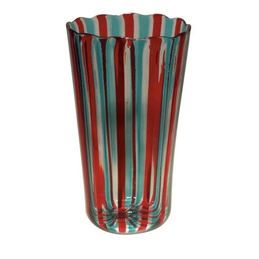 Gritti Multi Colored Murano Glass Vase from Murano Glam