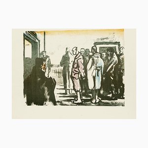 Group of Men - Original Lithograph by Anselmo Bucci - 1918 1918-ZCI-761842