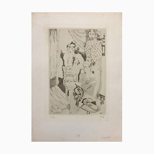 Group of three Clowns - Original Etching and Drypoint by Jean Lurçat - 1921 1921-ZCI-756832