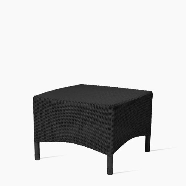 Square Wicker Garden Side Table SAFI by Vincent Sheppard #Black