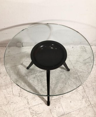 Gueridon Table in the Style of Fontana Arte, 1950s-NJJ-955157