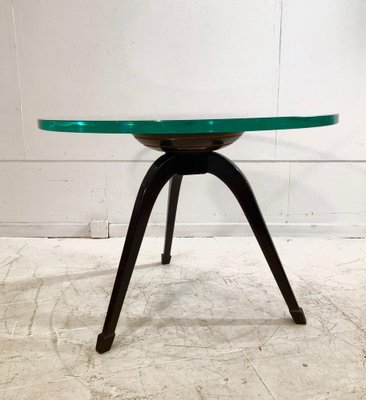 Gueridon Table in the Style of Fontana Arte, 1950s-NJJ-955157