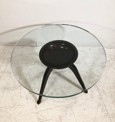 Gueridon Table in the Style of Fontana Arte, 1950s-NJJ-955157