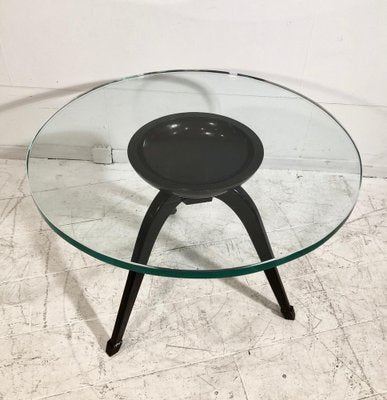 Gueridon Table in the Style of Fontana Arte, 1950s-NJJ-955157