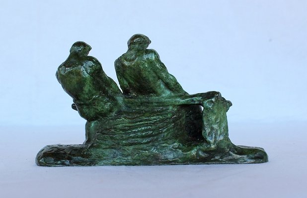 Gufko, Two Fishermen at the Helm, 1900, Bronze-RVK-1080464