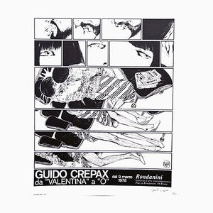 Guido Crepax - From Valentina to O - Original Offset Print - 1976-ZCI-755019