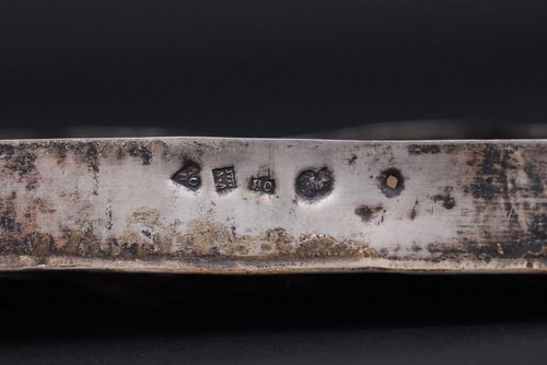 Guilded Silver Fragment with Bible Silver Case Motif