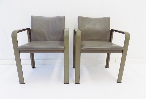 Gulf of the Poets Dining Chairs by Toussaint for Matteo Grassi, 1970s, Set of 2-HUW-744342