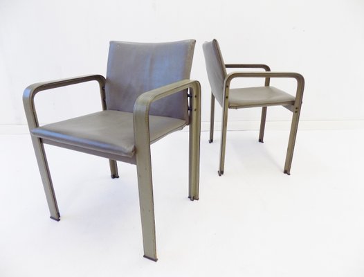 Gulf of the Poets Dining Chairs by Toussaint for Matteo Grassi, 1970s, Set of 2-HUW-744342