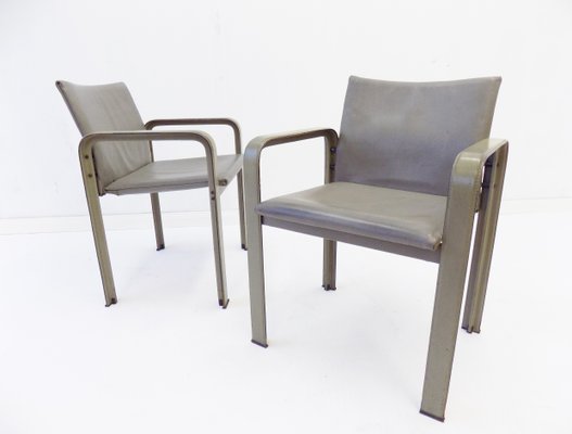 Gulf of the Poets Dining Chairs by Toussaint for Matteo Grassi, 1970s, Set of 2-HUW-744342