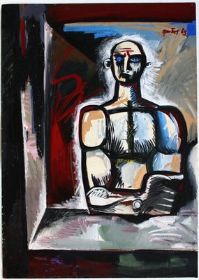 Gunars Klava, Ideologist, 1968, Gouache on Paper-FNC-2033763