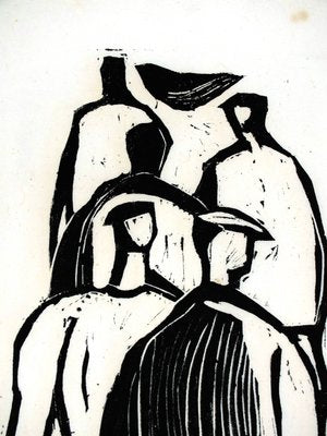 Gustav Grund, 1961, Woodcut-ZM-1083911