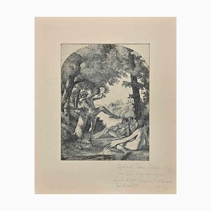 Gustave Pierre, Garden, Original Etching, Early 20th-Century-ZCI-1268890