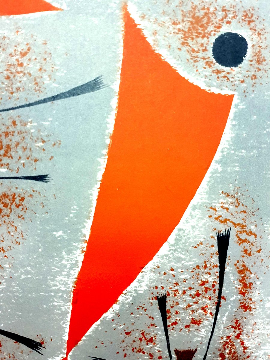 Gustave Singier - Abstract Fish - Original Lithograph 1955