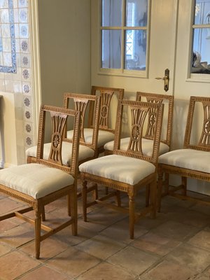 Gustavian Chairs, 1720s, Set of 6-VAP-1132086