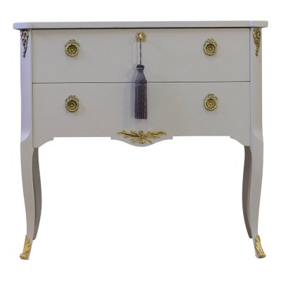 Gustavian Commodes with Marble Slabs, 1950s, Set of 2-VTA-1440738