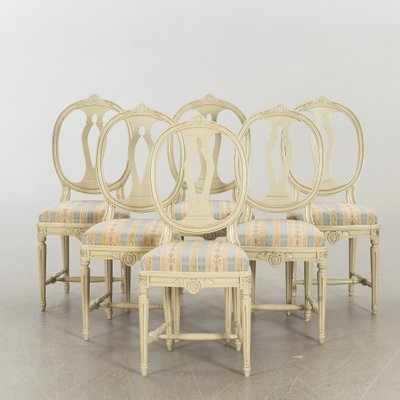 Gustavian Dining Chairs, 1920s, Set of 2-VAP-673907