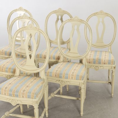 Gustavian Dining Chairs, 1920s, Set of 2-VAP-673907