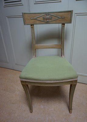 Gustavian Greek Revival Klismos Chair, 1900s-EA-1389948