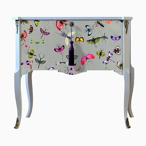 Gustavian Style Commode with Christian Lacroix Butterfly DeCOR, 1950s-VTA-1781314