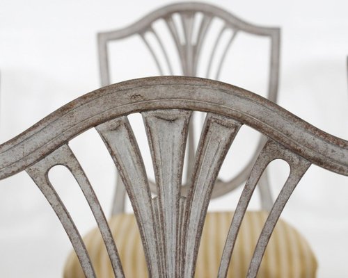 Gustavian Style Dining Chairs, Early 20th Century, Set of 6-SA-1441072