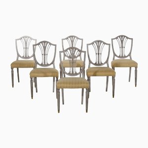 Gustavian Style Dining Chairs, Early 20th Century, Set of 6-SA-1441072