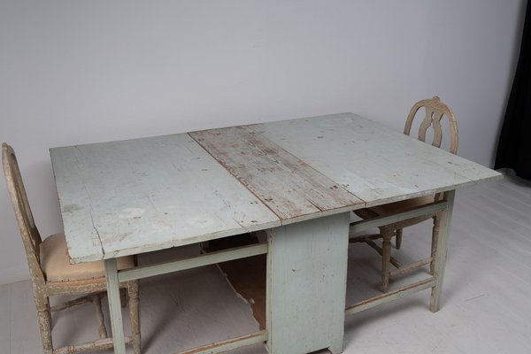 Gustavian Style Swedish Drop Leaf Table, 1800s-MJF-1377882