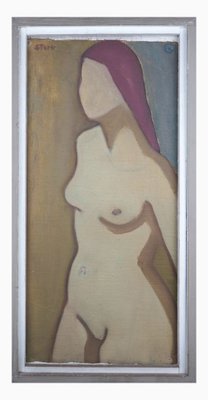 Gustl Stark, Small Nude, 1946, Oil on Canvas-TPH-1646456