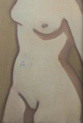 Gustl Stark, Small Nude, 1946, Oil on Canvas-TPH-1646456