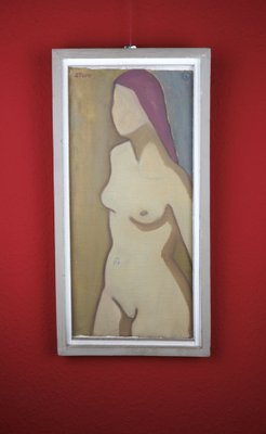 Gustl Stark, Small Nude, 1946, Oil on Canvas-TPH-1646456