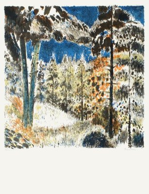 Guy Bardone, Neige, 1961, Lithograph-FMZ-1135648