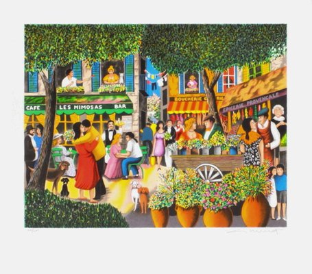 Guy Buffet, Printemps À Saint Tropez, 2000, Lithograph on Wove Paper-FMZ-1144591