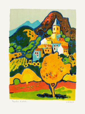 Guy Charon, Aut en Provence, 1965, Lithograph-FMZ-1139602