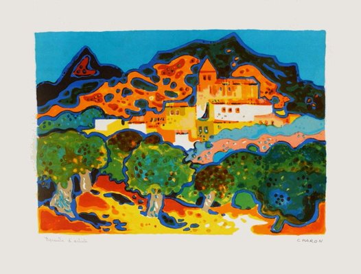 Guy Charon, Baléares, 1975, Lithograph-FMZ-1139568