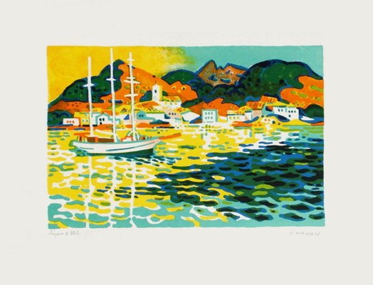 Guy Charon, Port au Soleil, 1975, Lithograph-FMZ-1139567