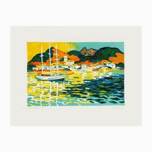 Guy Charon, Port au Soleil, 1975, Lithograph-FMZ-1139567