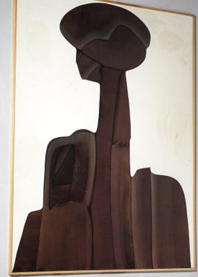 Guy Dessauges, Abstract Composition, 1970s, Oil on Panel, Framed-YU-1133295