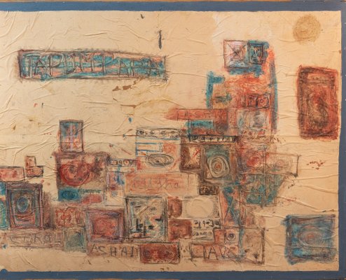 Guy Harloff, 1954, Gouache & Pastel & Paper-MAX-1786502