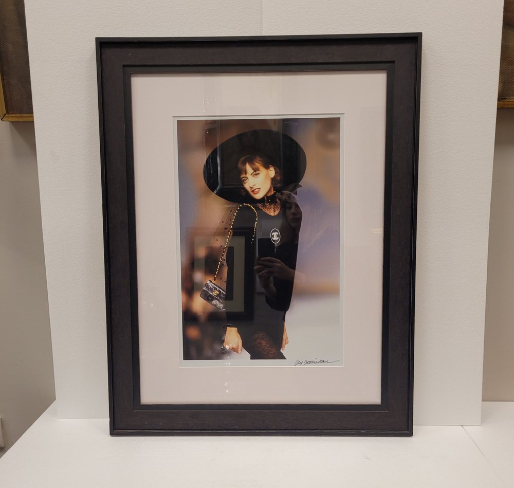 Guy Marineau, Inés de la Fressange, Chanel, 1988, Photographic Print, Framed