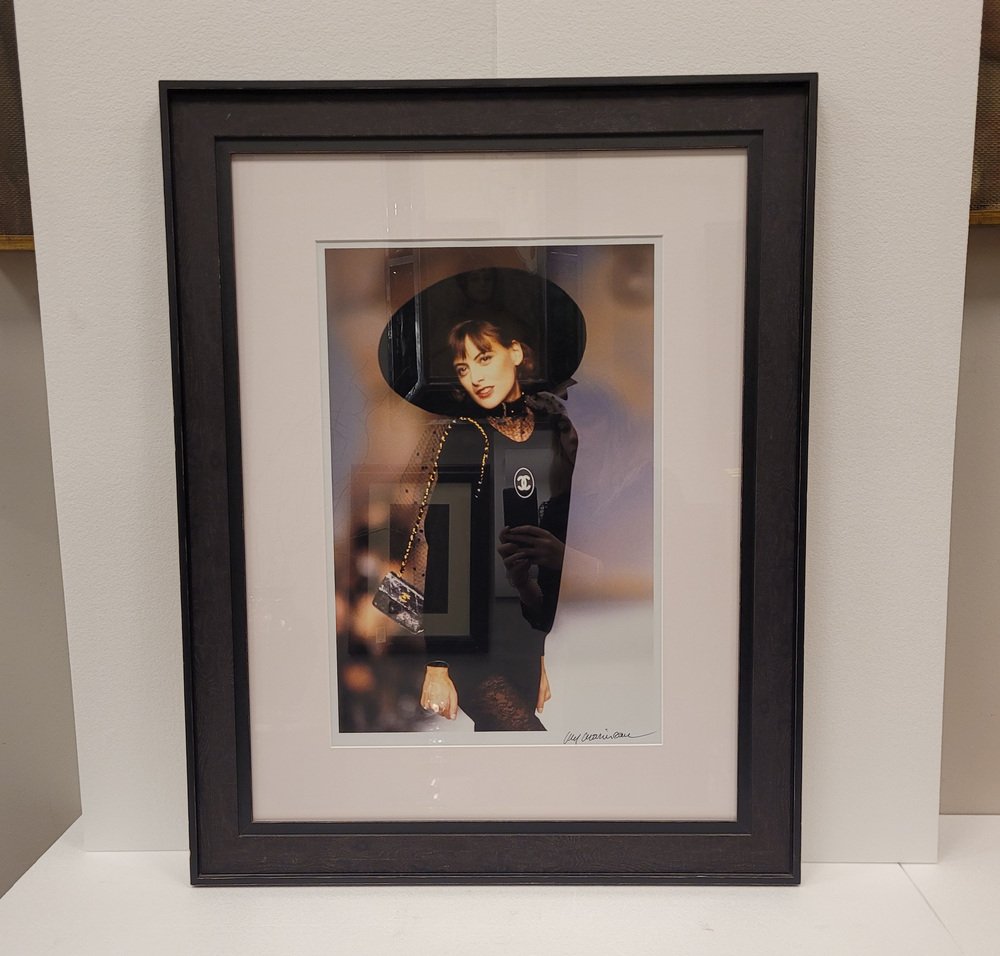 Guy Marineau, Inés de la Fressange, Chanel, 1988, Photographic Print, Framed