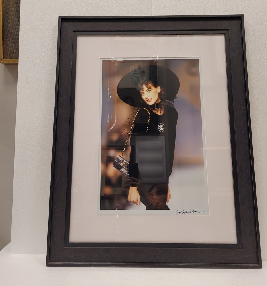 Guy Marineau, Inés de la Fressange, Chanel, 1988, Photographic Print, Framed