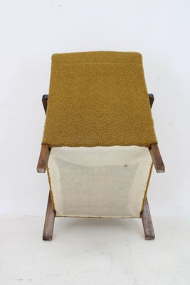 H-213 Armchair with Tabouret by Jindrich Halabala, Former Czechoalsovakia, 1940s, Set of 2-TZ-2018643