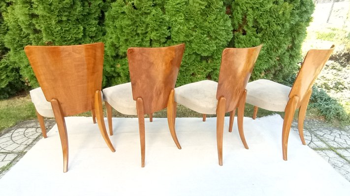 H-214 Chairs by Jindrich Halabala for Up Závody, 1940s, Set of 4-VIC-2018205