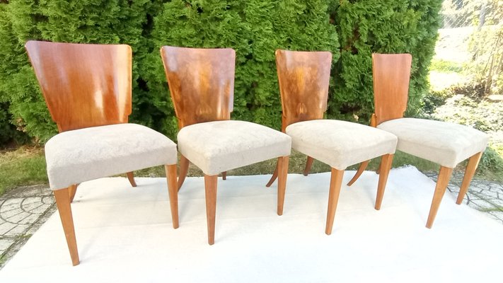 H-214 Chairs by Jindrich Halabala for Up Závody, 1940s, Set of 4-VIC-2018205