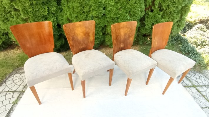 H-214 Chairs by Jindrich Halabala for Up Závody, 1940s, Set of 4-VIC-2018205