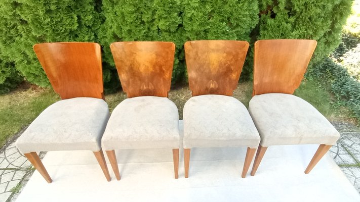 H-214 Chairs by Jindrich Halabala for Up Závody, 1940s, Set of 4-VIC-2018205