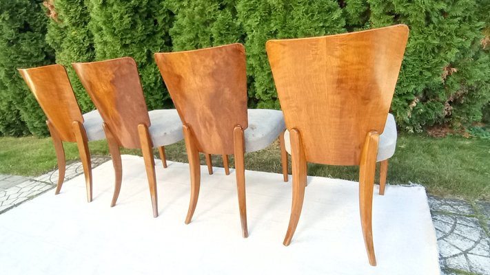 H-214 Chairs by Jindrich Halabala for Up Závody, 1940s, Set of 4-VIC-2018205