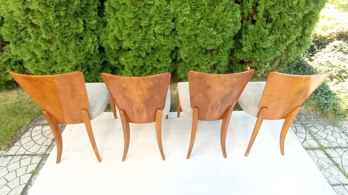 H-214 Chairs by Jindrich Halabala for Up Závody, 1940s, Set of 4-VIC-2018205